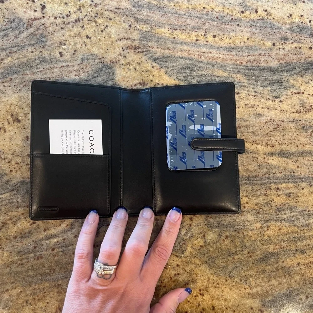 Coach Black Organizer Case  (New) - Picture 4 of 9